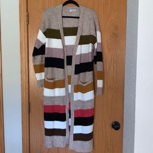 Allison Joy Long Duster Cardigan (size small)